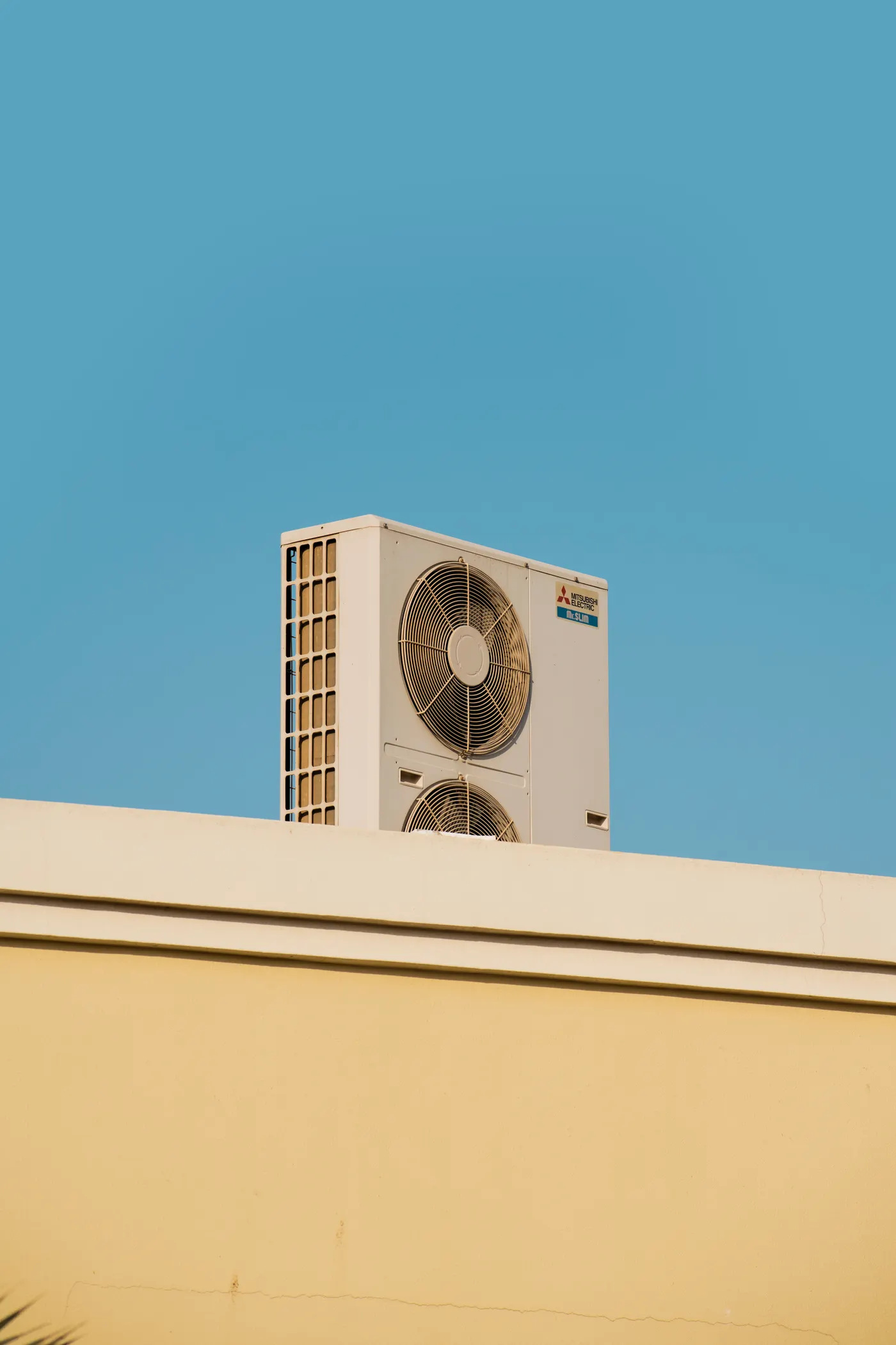 Rooftop VRV condenser installation for a boutique hotel in Bandra